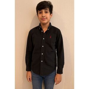 Ralph Lauren‎ Polo Boys Dress Shirt – Size 7, Long Sleeve